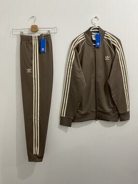 Adidas Originals Classics Superstar Tracksuit Trace Brown Size L